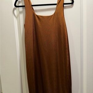 a new day Rich Brown Dress